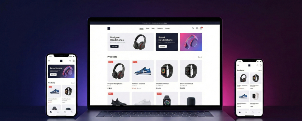E-Commerce App Mockup